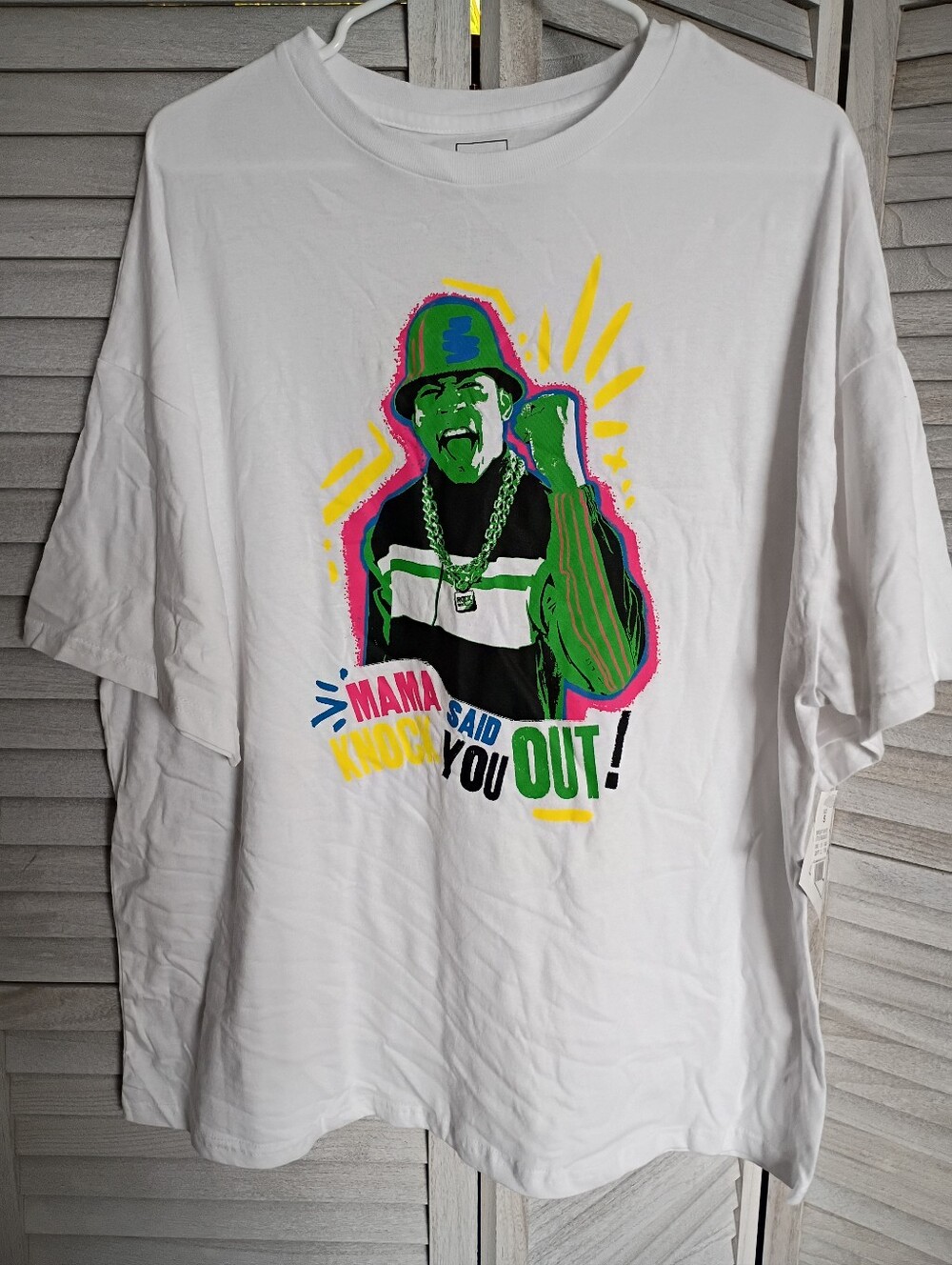 Rock the Bells Momma Said Knock You Out Size Small Men's Oversized Tee NEW